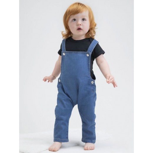 BABY ROCKS DENIM DUNGAREES MABZ56