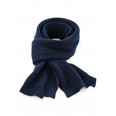 CLASSIC WAFFLE KNIT SCARF B424