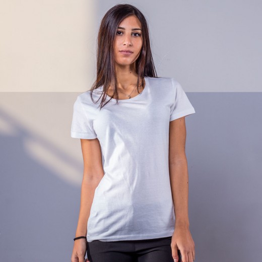 T-SHIRT M/CORTE DONNA 100%OCS BSW050