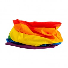 BANDANA MULTIUSO ARCOBALENO TUBOLARE IN TESSUTO ELASTICO