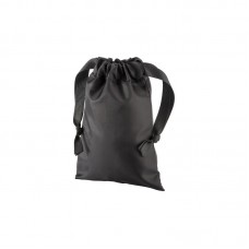 SACCHETTO REGALO  IN R-PET 210T CON CHIUSURA A STROZZO, 10X14 CM 22112