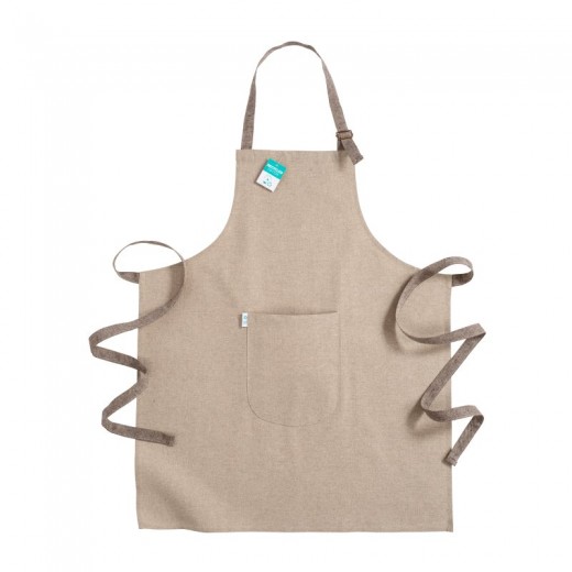 GREMBIULE LUNGO IN COTONE RICICLATO 190 G/M2.