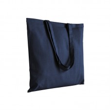 BORSA SHOPPER IN COTONE RICICLATO 120 G/M2, MANICI LUNGHI