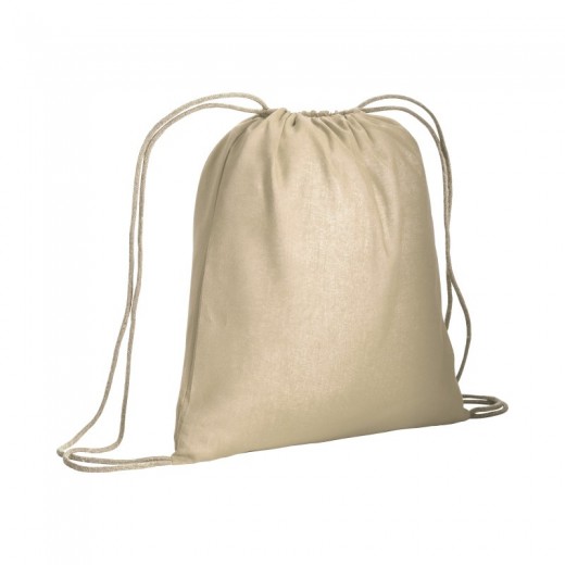 ZAINETTO IN COTONE DA 120 G/M2, CON CHIUSURA A STROZZO. ? CERTIFICATO OEKO-TEX?. 2510122
