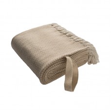 COPERTA CON FRANGE REALIZZATA IN MATERIALE 100% RICICLATO 25401