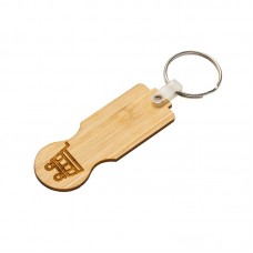GETTONE PER CARRELLO DELLA SPESA IN BAMB? CON PORTACHIAVI 25903