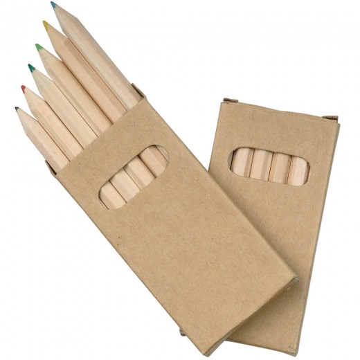 SET 6 MATITE COLORATE IN SCATOLA CARTON 07811