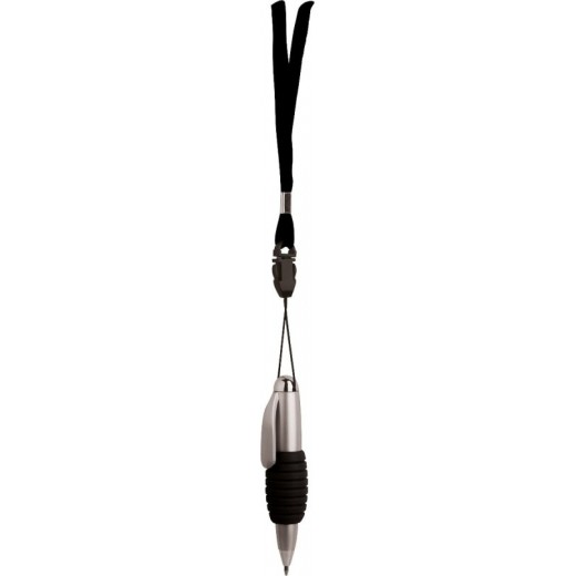 PENNA A SFERA IN PLASTICA CON LANYARD B11066