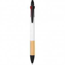 PENNA A SFERA A COLORI CON TOUCH SCREEN IN PLASTICA E BAMB B11280