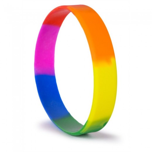BRACCIALETTO ARCOBALENO IN SILICONE E14296