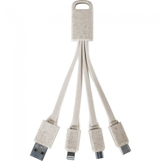 CAVETTO IN PER RICARICA IN PLAGLIA DI GRANO TPE USB USB C TPE E14585