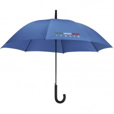 OMBRELLO AUTOMATICO WINDPROOF CON BANDIERA ITALIA IN PONGEE K18275