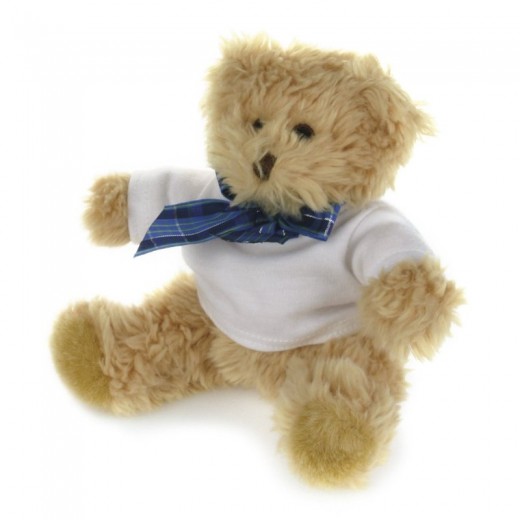 ORSETTO PELUCHE IN POLIESTERE CON T SHIRT INDOSSATA EN O22050