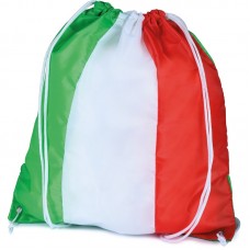 SACCA IN POLIESTERE CON TRICOLORE ITALIANO Q24091