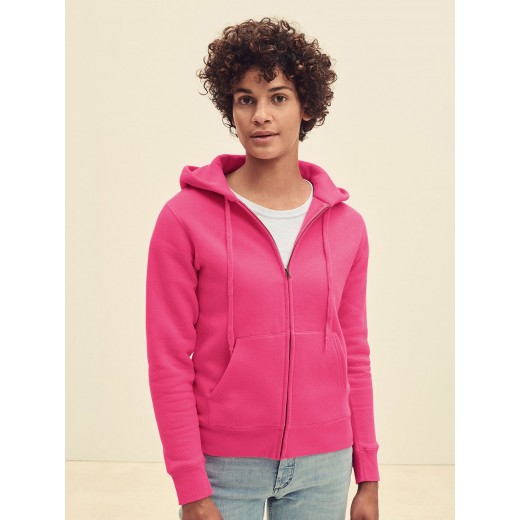 LADIES PREMIUM HOODED SWEAT JACKET FR621180