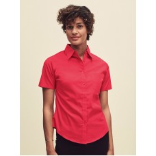 LADIES POPLIN SHIRT SHORT SLEEVE FR650140