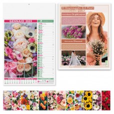 FIORI - ILLUSTRATO MENSILE 12 FOGLI PA103