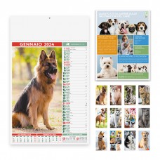 CANI E GATTI - ILLUSTRATO MENSILE 12 FOGLI PA108