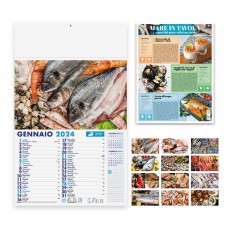 MARE IN TAVOLA - ILLUSTRATO MENSILE 12 FOGLI PA144