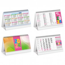 MULTICOLOR FLUO - CALENDARIETTO SPIRALATO DA TAVOLO PA706