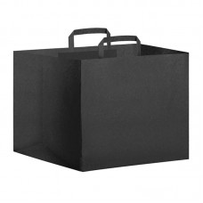 SHOPPER IN CARTA - WHITE/BLACK TAKE AWAY PG023