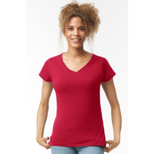 SOFT STYLE MAGLIA DONNA COLLO V-M/C 100% COT 150 G  GL64V00L