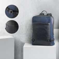 DIVERGENT BACKPACK I. Zaino porta PC fino a 15.6'' in denim e PU 92189