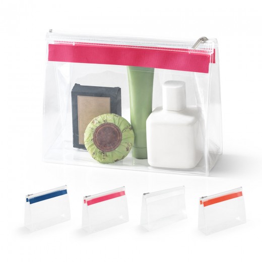 CHASTAIN. Pochette in EVA trasparente con cerniera 92737