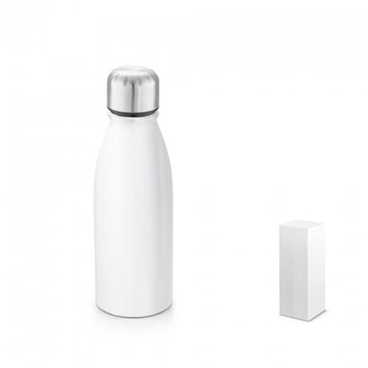 BILLY. Borraccia in alluminio con tappo in acciaio inox per la sublimazione 500 mL 94957