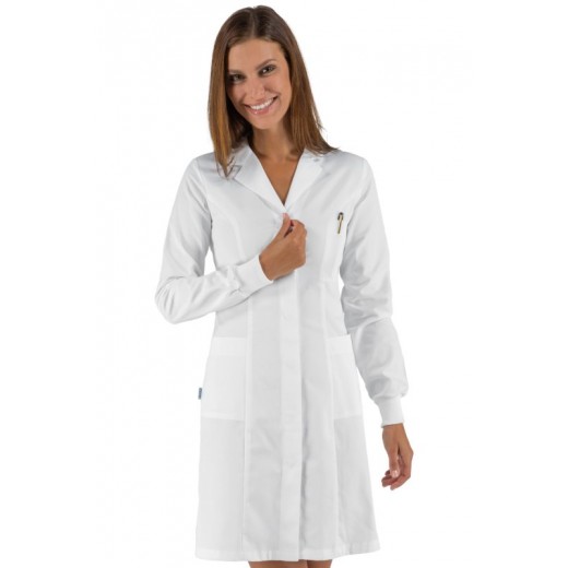 CAMICE DONNA VALENCIA SLIM BIANCO - ISACCO 008508P