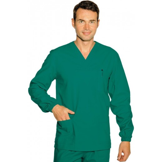 CASACCA COLLO A V MANICA LUNGA - ISACCO 045904