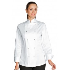 GIACCA LADY CHEF BOTTONI A PRESSIONE - ISACCO 057520
