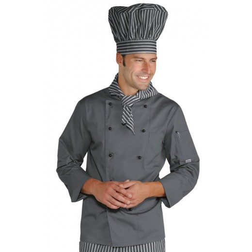 GIACCA CUOCO CLASSICA BOTTONI ANTIPANICO - ISACCO 058012