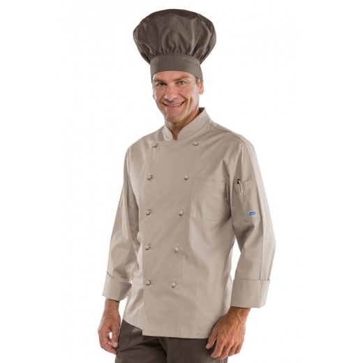 GIACCA CUOCO CLASSICA BOTTONI ANTIPANICO - ISACCO 058035