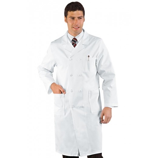 CAMICE MEDICO DOPPIO PETTO - ISACCO 060300