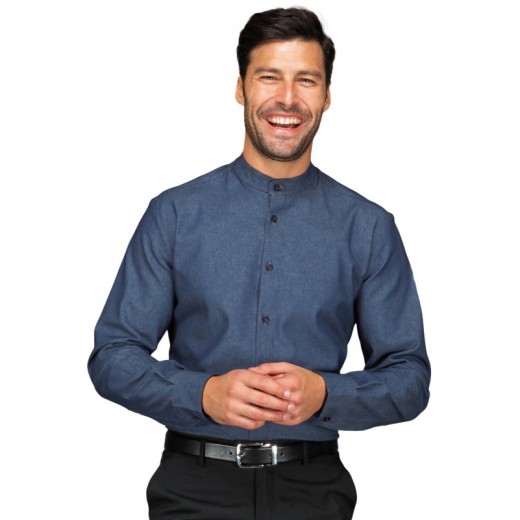 CAMICIA UNISEX DETROIT STRETCH - ISACCO 061767