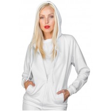 FELPA UNISEX CON ZIP E CAPPUCCIO - ISACCO 130350