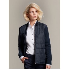 LADIES' HYBRID SWEAT JACKET JN1123