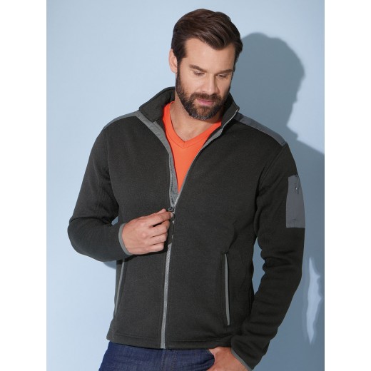 MEN'S KNITTED FLEECE JACKET JN591