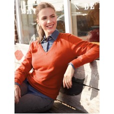 LADIES' V-NECK PULLOVER JN658