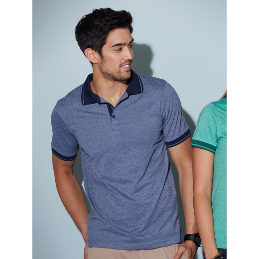 MEN'S HEATHER POLO JN706