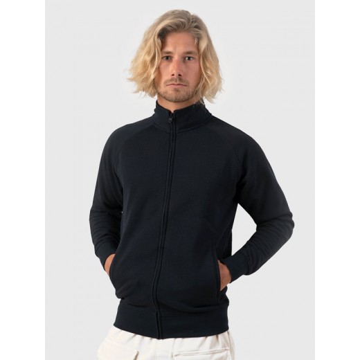 FELPA UNISEX ZIP INTERA LEGGERA FRENCH TERRY SWFUZIP240