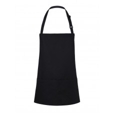 SHORT BIB APRON BASIC WITH BUCKLE AND POCKET      0) KBLS6