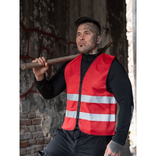 KORNTEX SAFETY VEST WITH ZIPPER   COLOGNE RX217