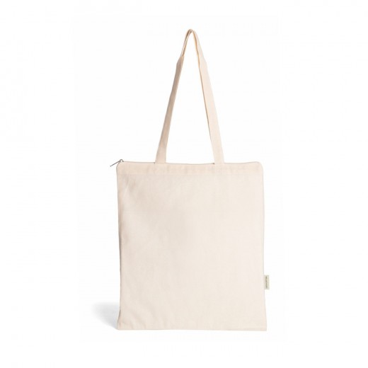 0988 FIONA - BORSA SHOPPING IN COTONE NATURAL DIMENSIONI: CM 38 X42