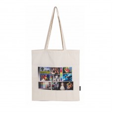 1008 LOLY - BORSA SHOPPING SUBLIMATICA IN RPET DIMENSIONI: CM 38 X42