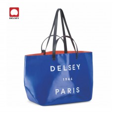 4306 ELYSE MEDIUM - BORSA TOTE IN PVC E PELLE DELSEY