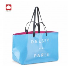 4313 ELYSE LARGE - BORSA TOTE IN PVC E PELLE DELSEY