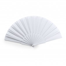 6027 WEDDING - VENTAGLIO CON STECCHE IN PLASTICA E TESSUTO IN POLIESTERE