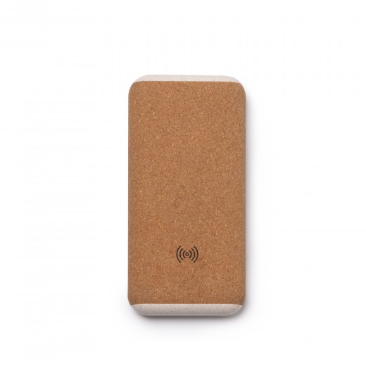 6085 SEMA - POWER BANK IN SUGHERO E FIBRA DI FRUMENTO